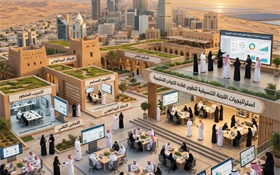 استراتيجيات اللجنة التنسيقية لتطوير كفاءة الكوادر التعليمية